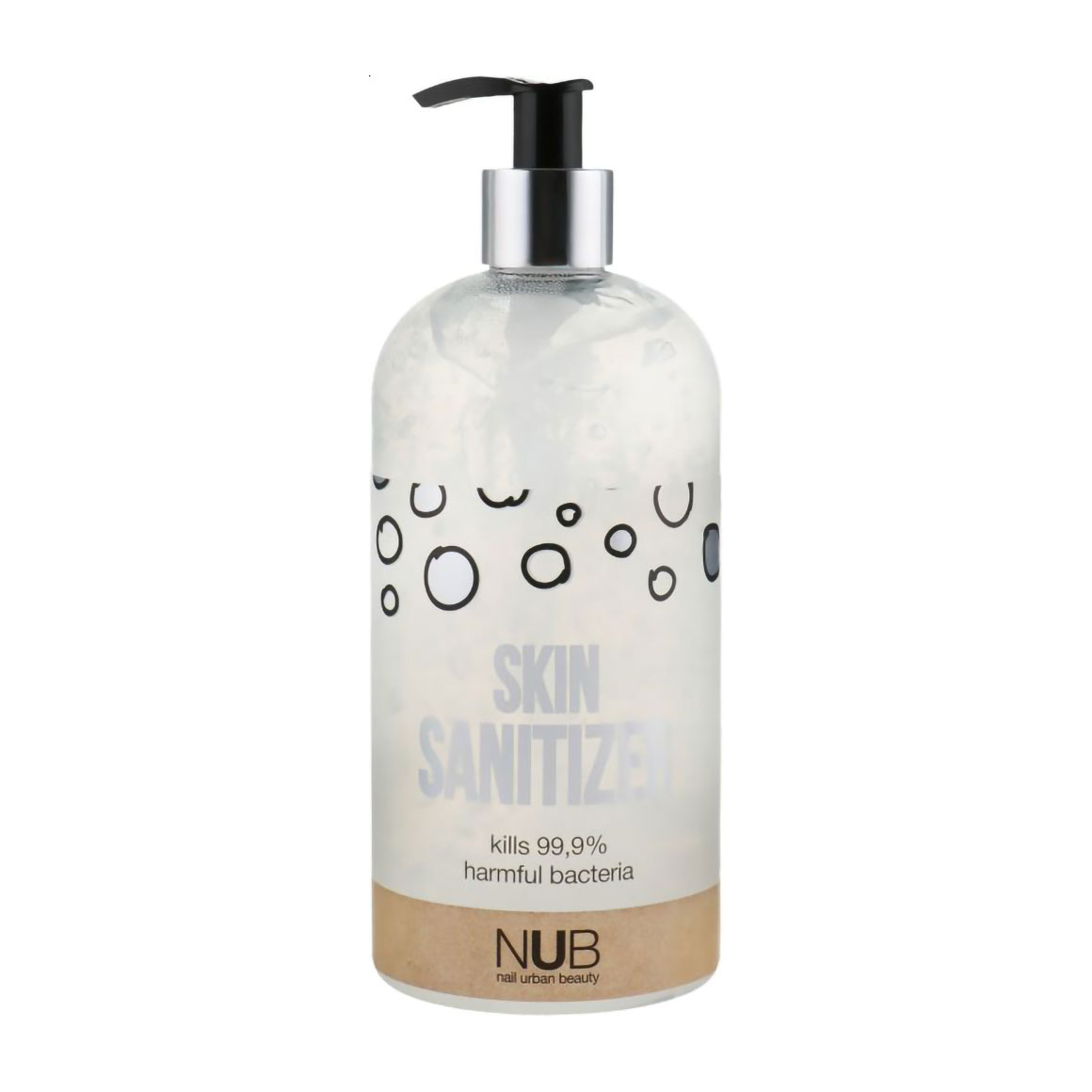 Антисептичний гель для шкіри рук та ніг NUB Skin Sanitizer Lime &amp; Peppermint з ароматом лайма та перцевої м'яти, 500 мл